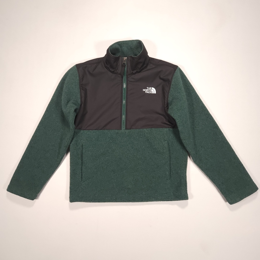 The North Face Tundra 1/2 Zip Up Boys Fleece Jacket Sweatshirt S 7/8